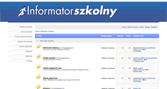Desktop Screenshot of forum.informatorszkolny.com
